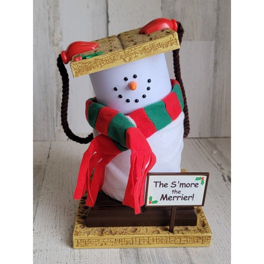 Midwest Cannon Falls smores AS IS Xmas figure Snowman decor